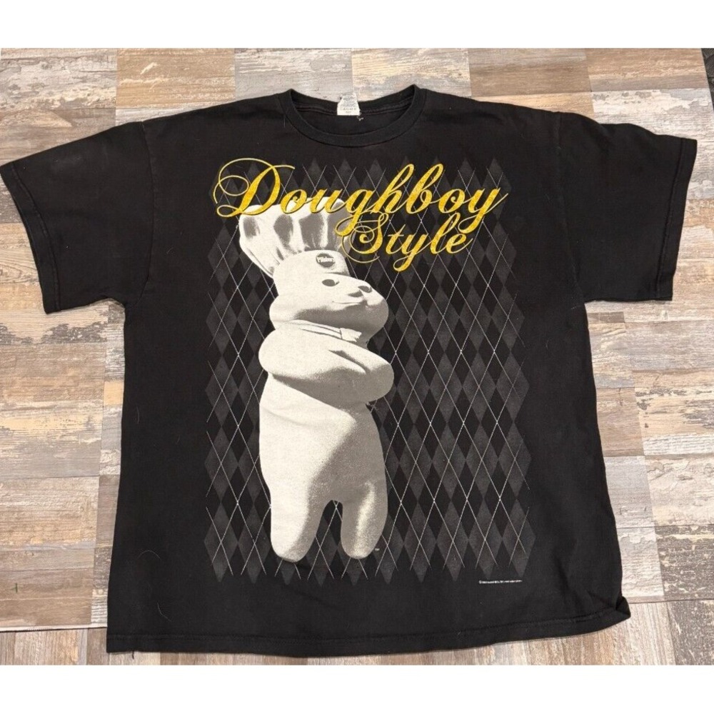 2009 Pillsbury Doughboy Style General Mills T Shirt Mens L
